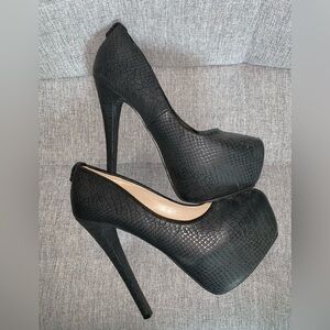 Call it Spring Women's Snake inspired platform Stilettos